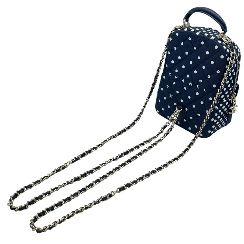 シャネル CHANEL マトラッセバックバック AP3753 ランダムシリアル ネイビー GD金具 キャンバス レディース リュック・デイパック