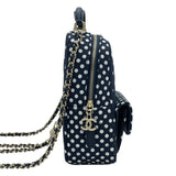 シャネル CHANEL マトラッセバックバック AP3753 ランダムシリアル ネイビー GD金具 キャンバス レディース リュック・デイパック