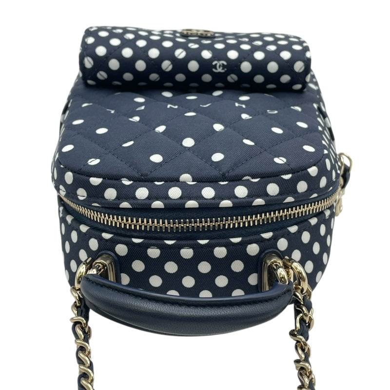 シャネル CHANEL マトラッセバックバック AP3753 ランダムシリアル ネイビー GD金具 キャンバス レディース リュック・デイパック