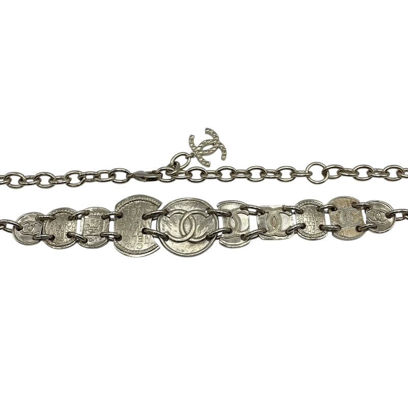 シャネル CHANEL チェーンベルト ゴールド GP レディース ベルト