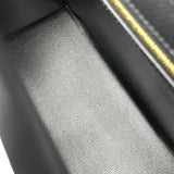 エルメス HERMES ケリー28 外縫い Z刻 ブラック GD金具 エプソン レディース ハンドバッグ