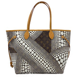 ルイ・ヴィトン LOUIS VUITTON ネヴァーフルMM 草間彌生コラボ M40684 ブラウン モノグラム・ヴェーブ レディース トートバッグ