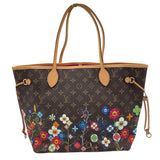 ルイ・ヴィトン LOUIS VUITTON ネヴァーフルMM 村上隆コラボ M13271 ブラウン モノグラムキャンバス レディース トートバッグ