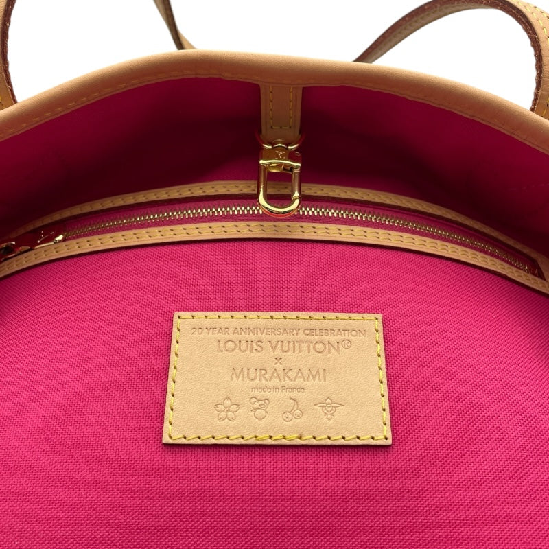 ルイ・ヴィトン LOUIS VUITTON ネヴァーフルMM 村上隆コラボ M13271 ブラウン モノグラムキャンバス レディース トートバッグ