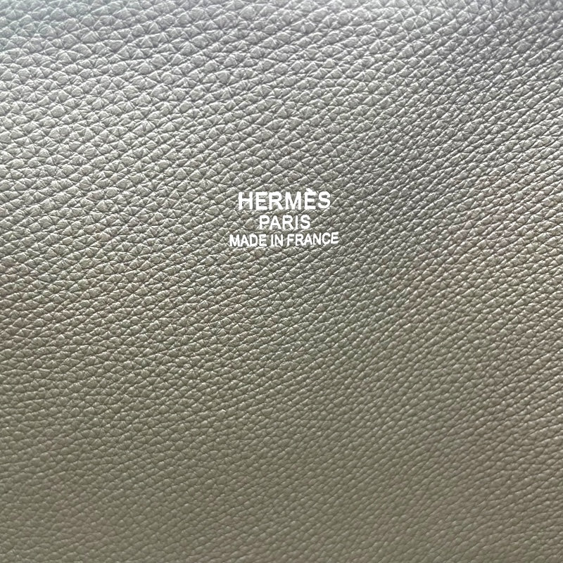 エルメス HERMES ボリードスケート65 B刻 ヴェールグリス SV金具 トゴ メンズ ショルダーバッグ