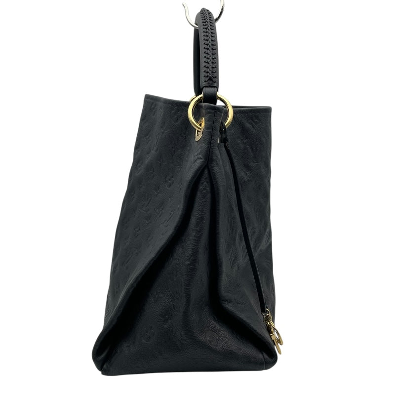 ルイ・ヴィトン LOUIS VUITTON アーツィーMM M93448 ブラック モノグラム・アンプラント レディース ショルダーバッグ
