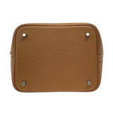 エルメス HERMES ピコタンロックMM K刻 ゴールド シルバー金具 トリヨンクレマンス レディース ハンドバッグ