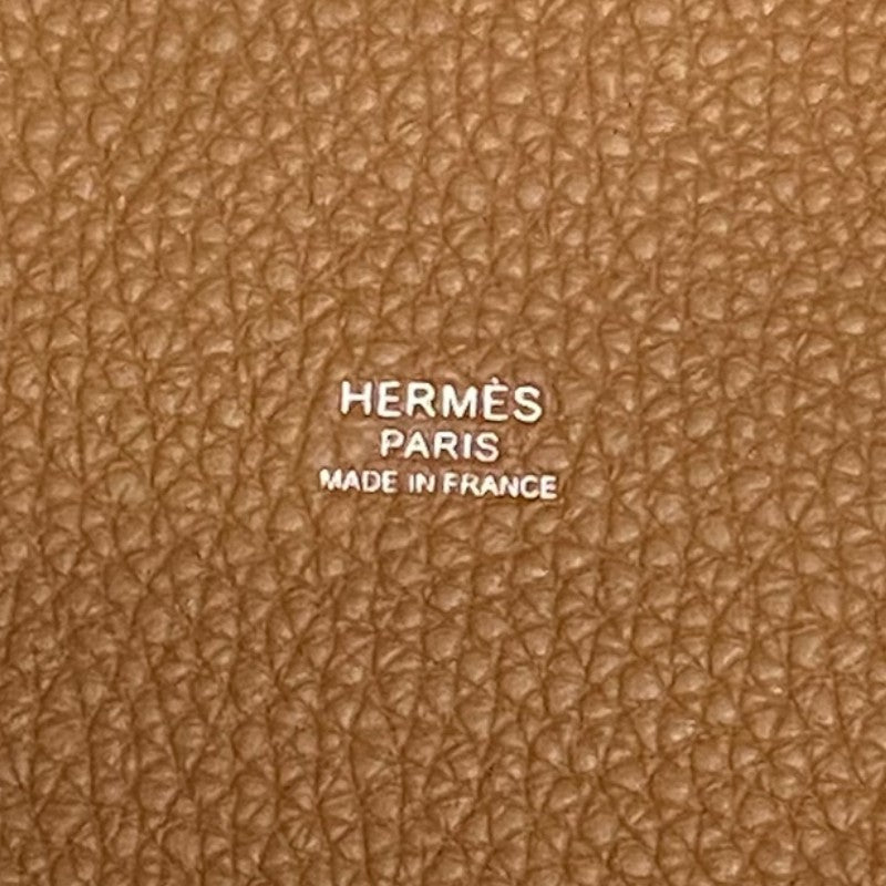エルメス HERMES ピコタンロックMM K刻 ゴールド シルバー金具 トリヨンクレマンス レディース ハンドバッグ