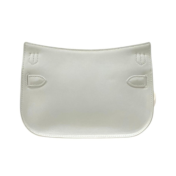 エルメス HERMES ジプシエールミニ W刻 ニューホワイト シルバー金具 スイフト レディース ショルダーバッグ