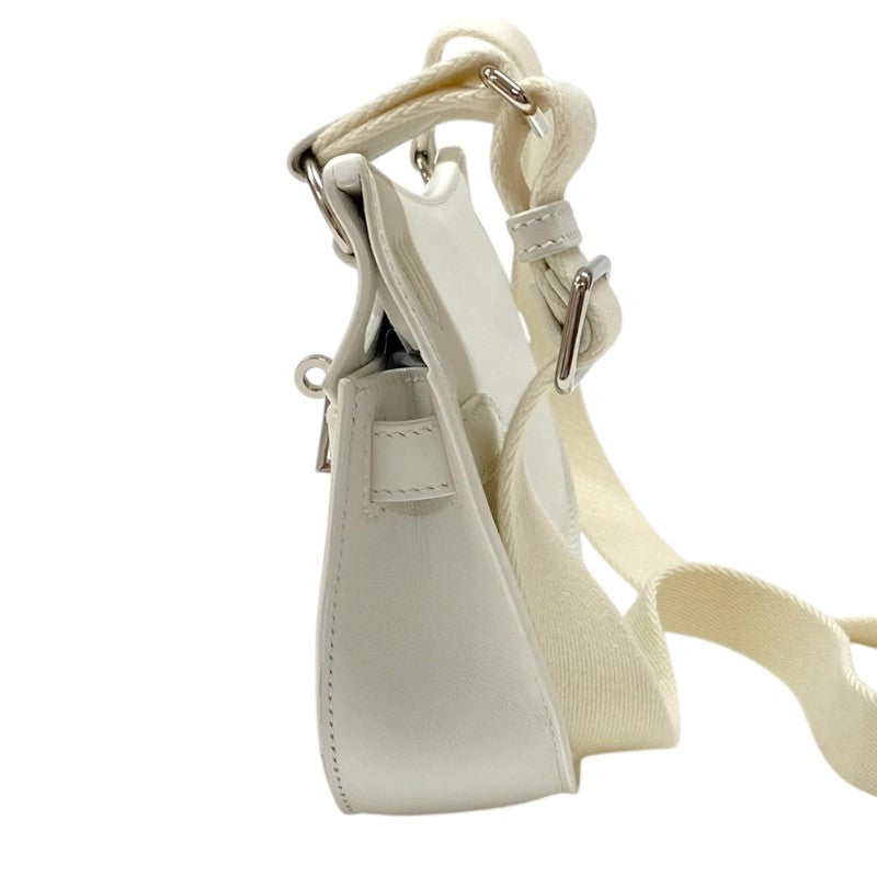 エルメス HERMES ジプシエールミニ W刻 ニューホワイト シルバー金具 スイフト レディース ショルダーバッグ エルメス HERMES ジプシエールミニ W刻 ニューホワイト シルバー金具