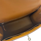 エルメス HERMES ケリー28 外縫い Z刻 ゴールド シルバー金具 マダム レディース ハンドバッグ