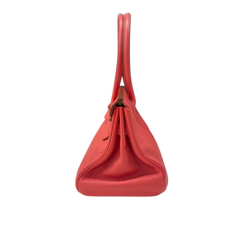 エルメス HERMES ショルダーバーキン42 □N刻印 ブーゲンビリア シルバー金具 トリヨン レディース ハンドバッグ