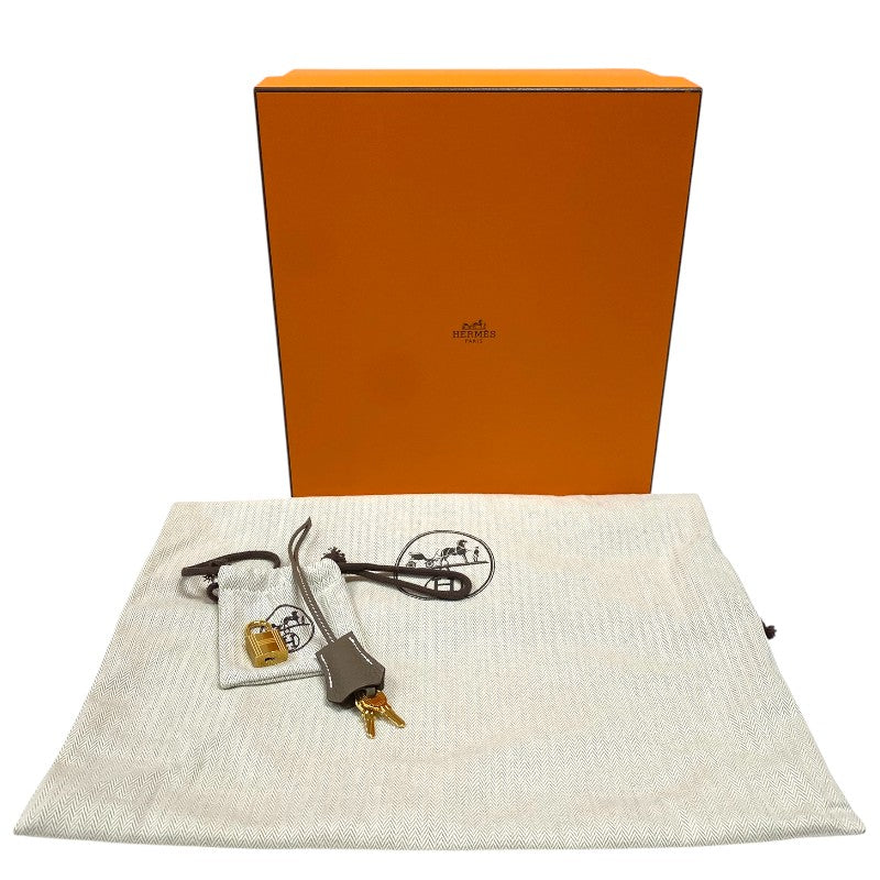 エルメス HERMES バーキン25 K刻 エトゥープ ゴールド金具 トゴ レディース ハンドバッグ