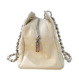 シャネル CHANEL PTTチェーントート A18004 クリーム シルバー金具 キャビアスキン レディース トートバッグ