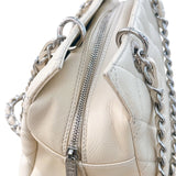 シャネル CHANEL PTTチェーントート A18004 クリーム シルバー金具 キャビアスキン レディース トートバッグ