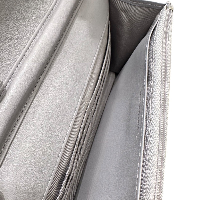 シャネル CHANEL マトラッセチェーンウォレット AP0250 グレー ラムスキン レディース ショルダーバッグ