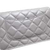 シャネル CHANEL マトラッセチェーンウォレット AP0250 グレー ラムスキン レディース ショルダーバッグ