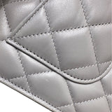 シャネル CHANEL マトラッセチェーンウォレット AP0250 グレー ラムスキン レディース ショルダーバッグ
