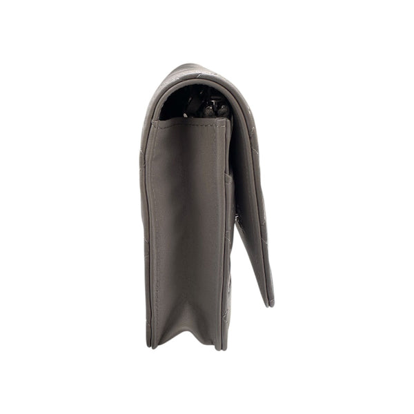 シャネル CHANEL マトラッセチェーンウォレット AP0250 グレー ラムスキン レディース ショルダーバッグ