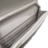 シャネル CHANEL マトラッセチェーンウォレット AP0250 グレー ラムスキン レディース ショルダーバッグ