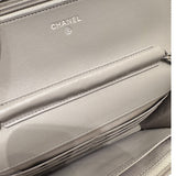 シャネル CHANEL マトラッセチェーンウォレット AP0250 グレー ラムスキン レディース ショルダーバッグ