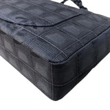 シャネル CHANEL ニュートラベルライン フラップバッグ A15285 ブラック ナイロンジャガード レディース ショルダーバッグ