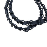 シャネル CHANEL ニュートラベルライン フラップバッグ A15285 ブラック ナイロンジャガード レディース ショルダーバッグ