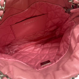 シャネル CHANEL CHANEL22ミニバッグ AS3980 ピンク シルバー金具 シャイニーカーフ レディース ショルダーバッグ