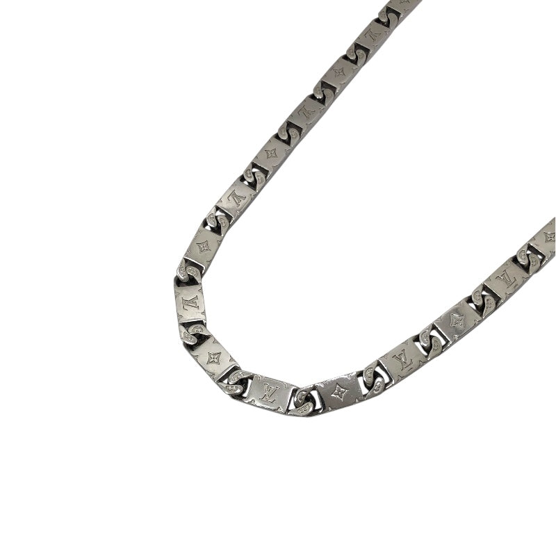 ルイ・ヴィトン LOUIS VUITTON ネックレス･モノグラム タイドアップ シルバー メタル アクセサリー