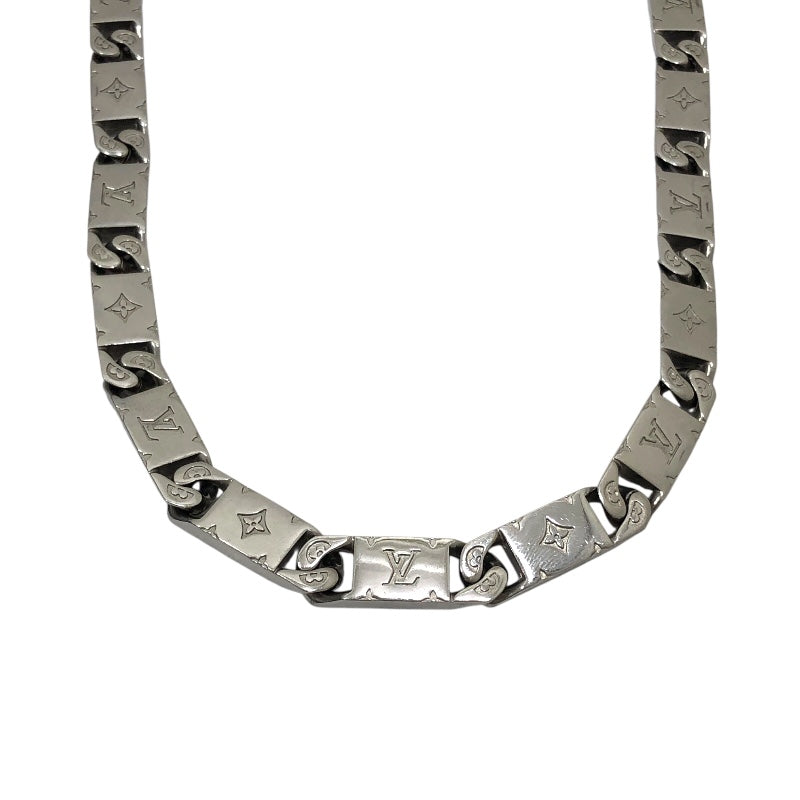 ルイ・ヴィトン LOUIS VUITTON ネックレス･モノグラム タイドアップ シルバー メタル アクセサリー