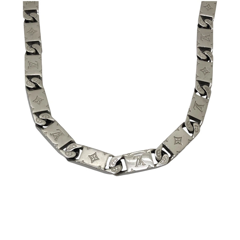 ルイ・ヴィトン LOUIS VUITTON ネックレス･モノグラム タイドアップ シルバー メタル アクセサリー