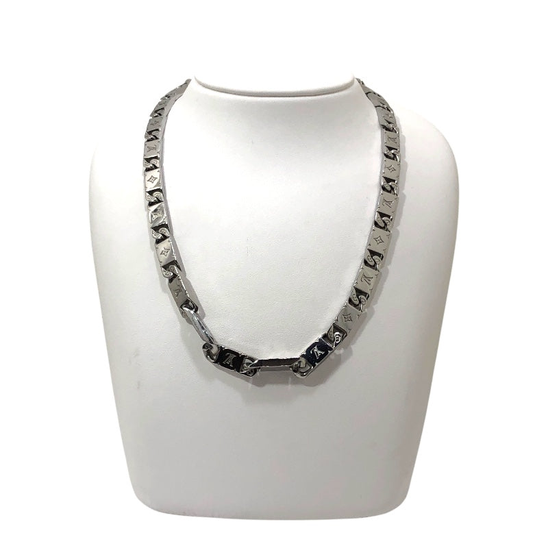 ルイ・ヴィトン LOUIS VUITTON ネックレス･モノグラム タイドアップ シルバー メタル アクセサリー