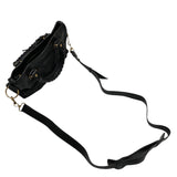 バレンシアガ BALENCIAGA クラシック メラリックエッジ ミニシティ 390160 ブラック ゴールド金具 レザー レディース ショルダーバッグ