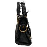 バレンシアガ BALENCIAGA クラシック メラリックエッジ ミニシティ 390160 ブラック ゴールド金具 レザー レディース ショルダーバッグ