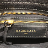 バレンシアガ BALENCIAGA クラシック メラリックエッジ ミニシティ 390160 ブラック ゴールド金具 レザー レディース ショルダーバッグ