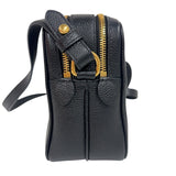 プラダ PRADA ヴィッテダイノカメラバッグ ブラック　ゴールド金具 ヴィッテダイノレザー メンズ ショルダーバッグ