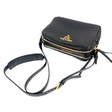 プラダ PRADA ヴィッテダイノカメラバッグ ブラック　ゴールド金具 ヴィッテダイノレザー メンズ ショルダーバッグ