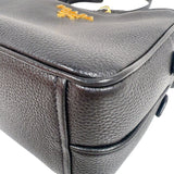 プラダ PRADA ヴィッテダイノカメラバッグ ブラック　ゴールド金具 ヴィッテダイノレザー メンズ ショルダーバッグ