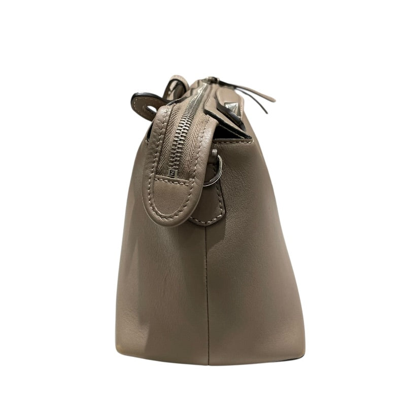 フェンディ FENDI バイザウェイミディアム 8BL146 グレージュ レザー