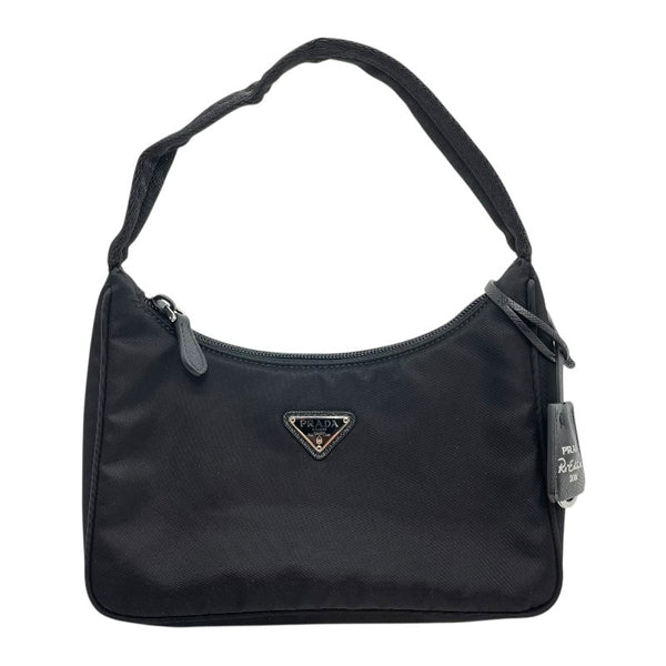 プラダ PRADA Re-Edition 2000 ミニバッグ 1NE515 ブラック×SV金具