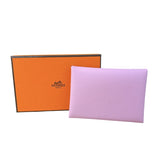 エルメス HERMES カルヴィデュオ K刻印 モーヴシルベストル/シルバー金具 エプソン レディース カードケース