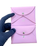 エルメス HERMES カルヴィデュオ K刻印 モーヴシルベストル/シルバー金具 エプソン レディース カードケース