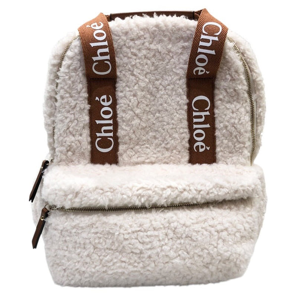 クロエ Chloe ボア　バックパック C10322 アイボリー　 ボア レディース リュック・デイパック