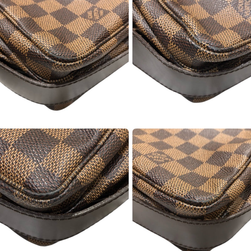 ルイ・ヴィトン LOUIS VUITTON ナヴィグリオ N45255 ブラウン ダミエ・エベヌ レディース ショルダーバッグ