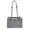 グッチ GUCCI GGマーモント　スモールトート 681483 グレー レザー レディース ショルダーバッグ