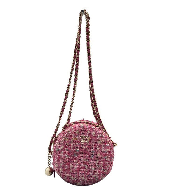 シャネル CHANEL ラウンド チェーンクラッチ レディース ショルダーバッグ