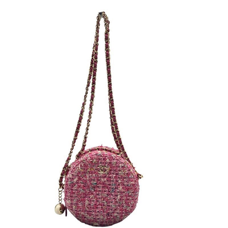 シャネル CHANEL ラウンド チェーンクラッチ レディース ショルダーバッグ