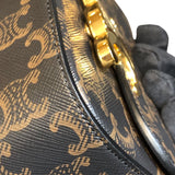 セリーヌ CELINE ミニクロード 10I512 ブラウン/ブラック トリオンフキャンバス/タン レディース ショルダーバッグ