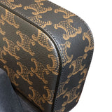 セリーヌ CELINE ミニクロード 10I512 ブラウン/ブラック トリオンフキャンバス/タン レディース ショルダーバッグ