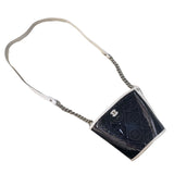 シャネル CHANEL ブラック/アイボリー ビニール レディース ショルダーバッグ